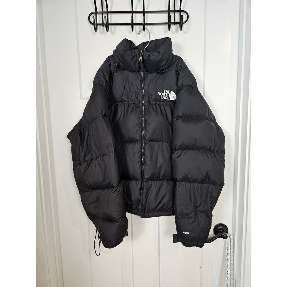 The North Face 1996 Retro Nuptse 700 Fill Puffer Jacket Mens Medium Black 3288